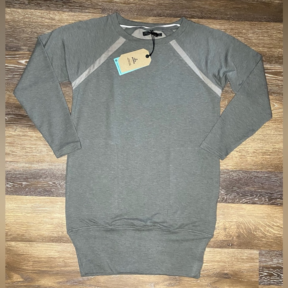 NWT PRANA ROSIE DRESS SIZE XS IN ASHLY GREY - Picture 1 of 11